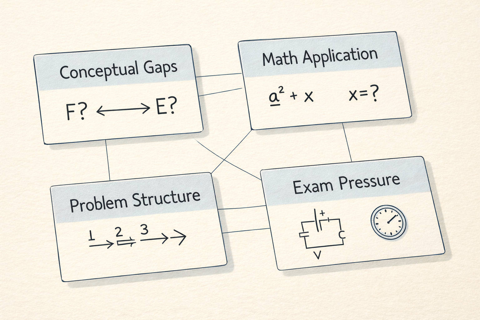 Physics tutoring structured approach
