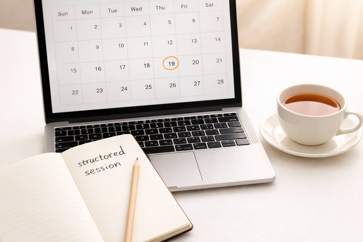 Structured online tutoring method