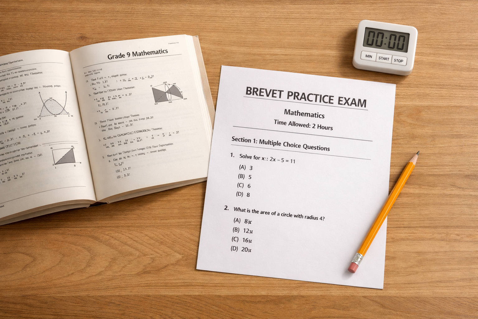 Diagnostic et examens blancs